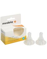 Medela: Breastmilk Bottle Spare Teats (Pack of 2) - Slow Flow - 10% OFF!!