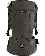Abiie Huggs Baby Carrier with Patented Hipbelt (Charcoal Grey)