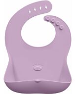 Abiie:﻿ Ruby Wrapp Silicone Bibs (Pink Lavender)