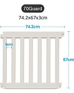 ALZiP® Woodley Baby Room Single Panel [70 Guard] (Milk)