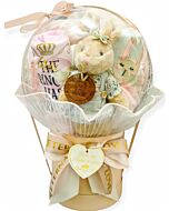 Angeliz Baby: Gift Wishing Balloon Lucky Bunny Baby Hamper Pink [0-6M] (11Pcs)