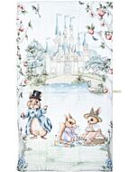 Autumnz: 6-Layer Cotton Baby Muslin Towel (Castle Dreams)