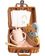 Baby Blu Angel: Baby Bib Set (Pink) 