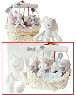 Baby Blu Angel: The Baby Boy Angel Basket (21 pieces set)