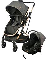 Babydoes: Pronto RTS Travel System (Dark Grey)