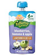 Rafferty's Garden: Blueberries, Banana & Apple 120g (6+ Months) - 23% OFF!!