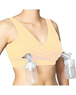 Boss Mama: Real-Support Nursing Bra - S (Nude)
