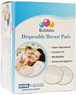 Bubbles: Disposable Breast Pads (Honeycomb NEW) (60pcs + FREE 12pcs)