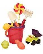 B.Toys: Sands Ahoy! Medium Bucket Sets (Purple/Red) - 15% OFF!!