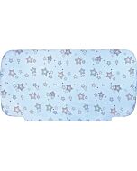 Chicco: Next2Me Forever Fitted Sheet 1pc (Star Blue)
