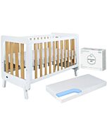 Comfy Baby: Luca Baby Cot - Bundle Set (+ Mattress + Mosquito Net)