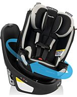 Evenflo: Revolve360 Slim 2-in-1 Rotational Car Seat with Quick Clean Cover (Salem Black)