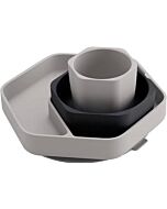 He or She: Toddle Feeding Set - Grey