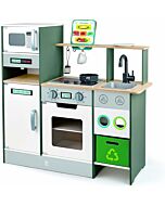 Hape Toys: Cook N Serve Kitchen With Fan Fryer