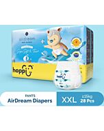 Hoppi: AirDream Diapers Pants - XXL (>15kg) 28pcs