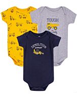 Hudson Baby: Hanging Bodysuit 3pk Baby Romper (0-3mths) (13609S)