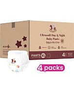 Iconic Babycare Ultrasoft Day & Night Baby Pants (Pants XL38) 4 Packs