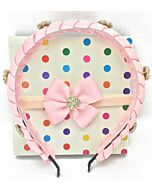 Bows & Blings: Princess Leah Set - Light Pink (Hand crafted!)