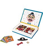 Janod: Magneti'book (Boy's Crazy Faces)