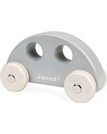 Janod: Sweet Cocoon (Push Along Vehicle-Grey Car)