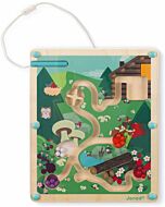 Janod: Wooden Magnetic Maze (Forest)