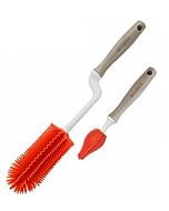 MOTHER-K: Silicone Brush (2 Kinds Of Sets) *Ruby Grapefruit* - 27% OFF!!