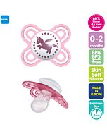 MAM: Baby Pacifier Perfect Start 0-2 Months (Pink)