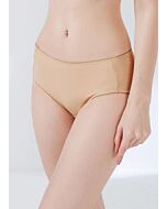 Mamaway: Antibacterial Maternity Midi Briefs 2 Pack (Size : L) Nude