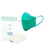Offspring Air X Biodegradable Mask for KIDS (Emerald Green) + Biodegradable Mask Filter (3 filters) - 21% OFF!!