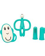 Matchstick Monkey: Teething Starter Set (Green Monkey)
