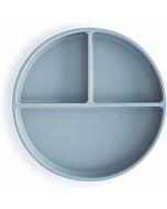 mushie: Silicone Suction Plate (Powder Blue)