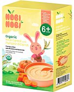 Nobi Nobi: Organic Rice Cereal 120g [Pumpkin & Carrot] (6m+) [HALAL]