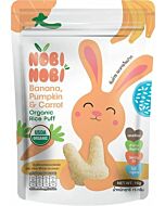 Nobi Nobi: Organic Rice Puff 15g [Banana, Pumpkin, Carrot] (8m+) [HALAL]