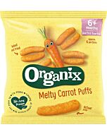 Organix Finger Foods Melty Carrot Puffs 20g (6+ Months) 
