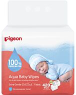 Pigeon: Pure Water Baby Wipes 70's x 6 pack