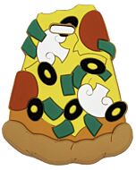 Silli Chews Baby Teether | Pizza (3+ Months) - 20% OFF!!