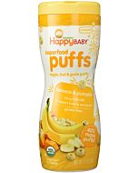 Happy Baby: Organic Puffs (Banana & Pumpkin) - Finger food for babies