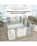 RaaB: Pure Playpen + Play Mat Perfect Fit Set [16+2/GWPM-2 SL]