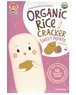 Apple Monkey: Organic Rice Cracker - Sweet Potato Flavour (10 sachets inside) 30g - 15% OFF!!