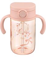 Richell: Axstars Straw Cup 320ml 7M+ (Peach)