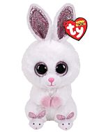Ty Beanie Boos: Slippers - Rabbit with Slippers (Medium) 13"