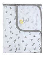 Baa Baa Sheepz: Single Layer Blanket Small Star & Sheepz (White) - 10% OFF!!