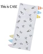 Baa Baa Sheepz: Bed-Time Buddy™ Case - Small Star & Sheepz White with Color & Stripe Tag (Small)