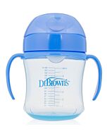 Dr. Brown's: Soft-Spout Transition Cup with Handles 6oz/180ml - Blue (6+ Months) - 20% OFF!!