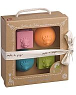 Sophie La Girafe: So'Pure 2 balls and 2 cubes set - 13% OFF!!