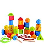Hape Toys: String Along Shapes / Rainbow Lacing Shapes