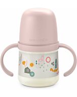 Suavinex Non Spill Spout Bottle With Handles 150ml 6M+ (A Walk In The Park-Pink)