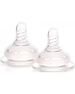 Autumnz: Soft Silicone Teat Fast Flow (Round Hole) 6+Months - Size L - 21% OFF!!
