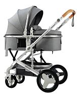CHILUX V1.6 Multifunctional Stroller (0-3 years) - Gray