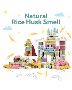 Mijoy: Rice Husk Toy Blocks 60pcs - 14% OFF!!